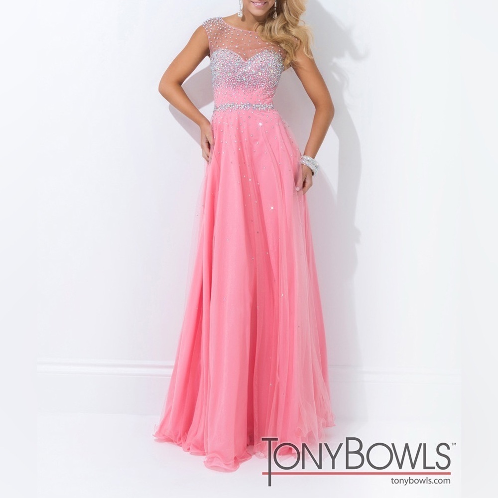Pink Tony Bowls Le Gala by Mon Cheri Gown Size 2